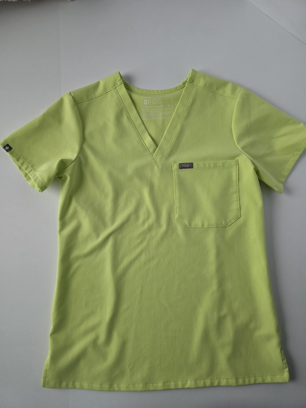 Figs Catarina Scrub top Size XS womens sea mist